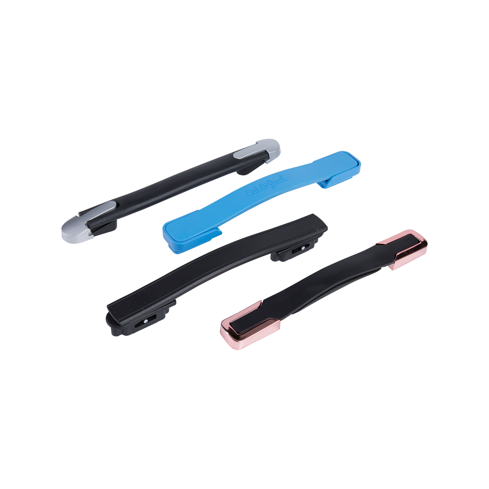 Plastic base zinc base luggage handle
