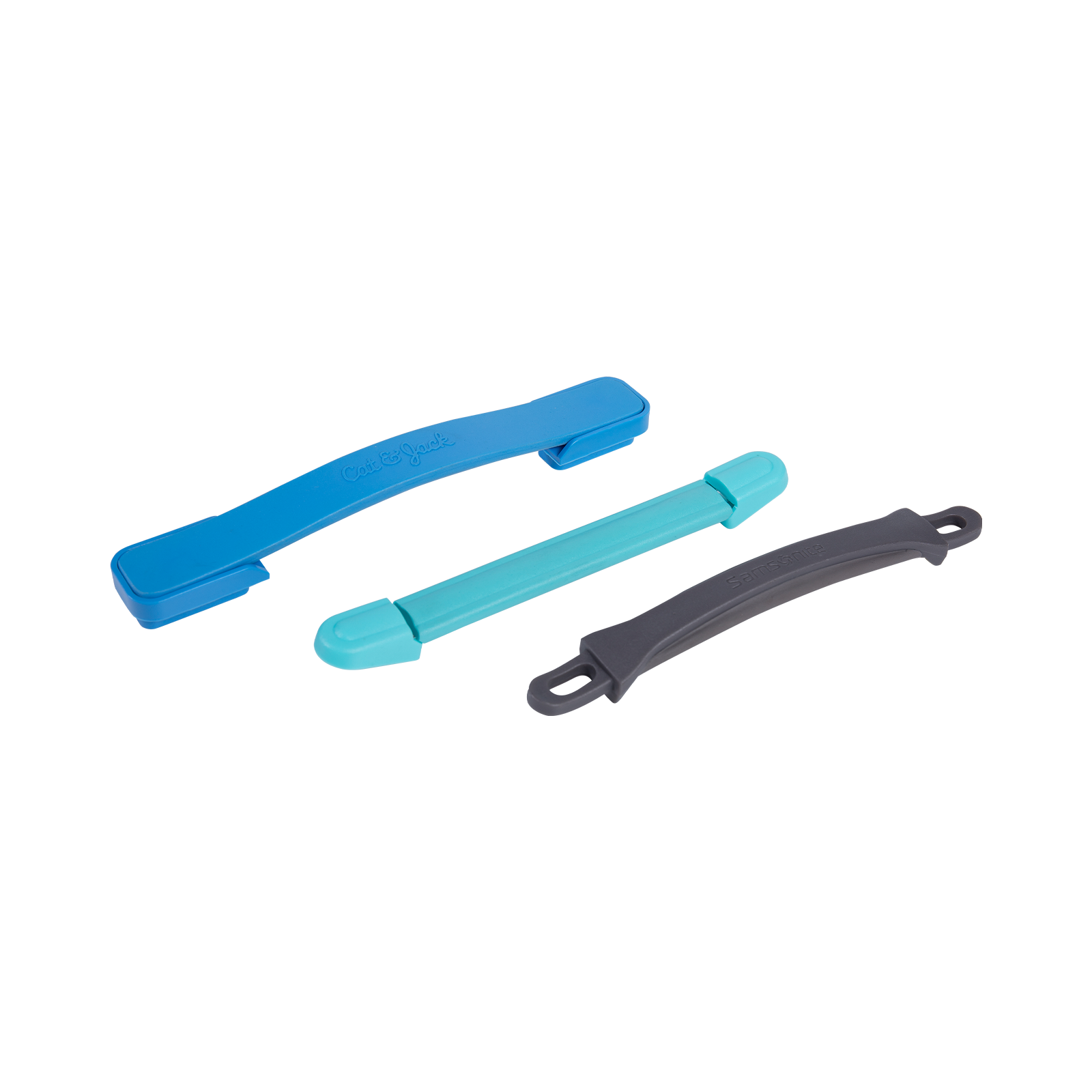 Plastic luggage handle