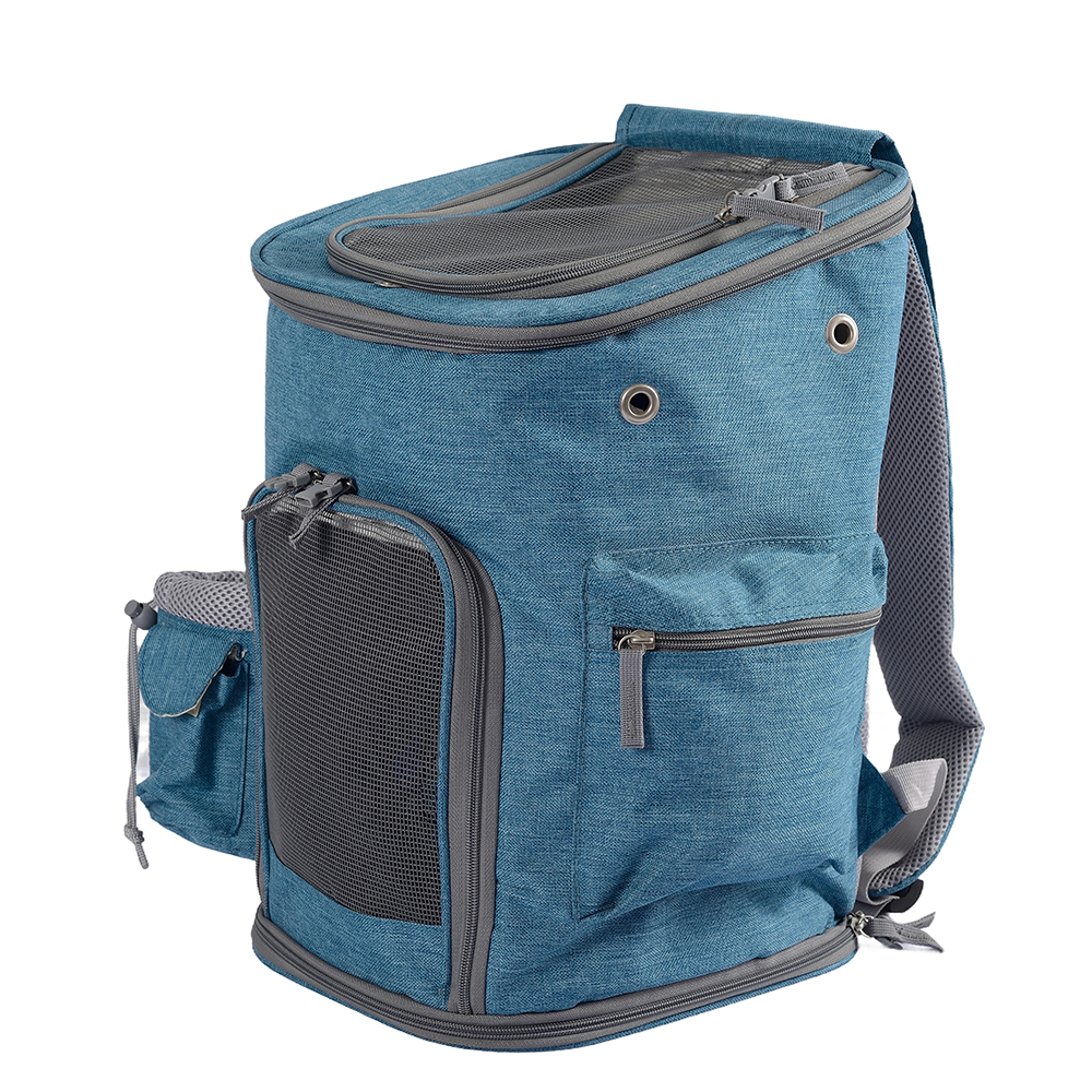 Strong support small pet carrier backpack breathable large capacity case for cats & dogs