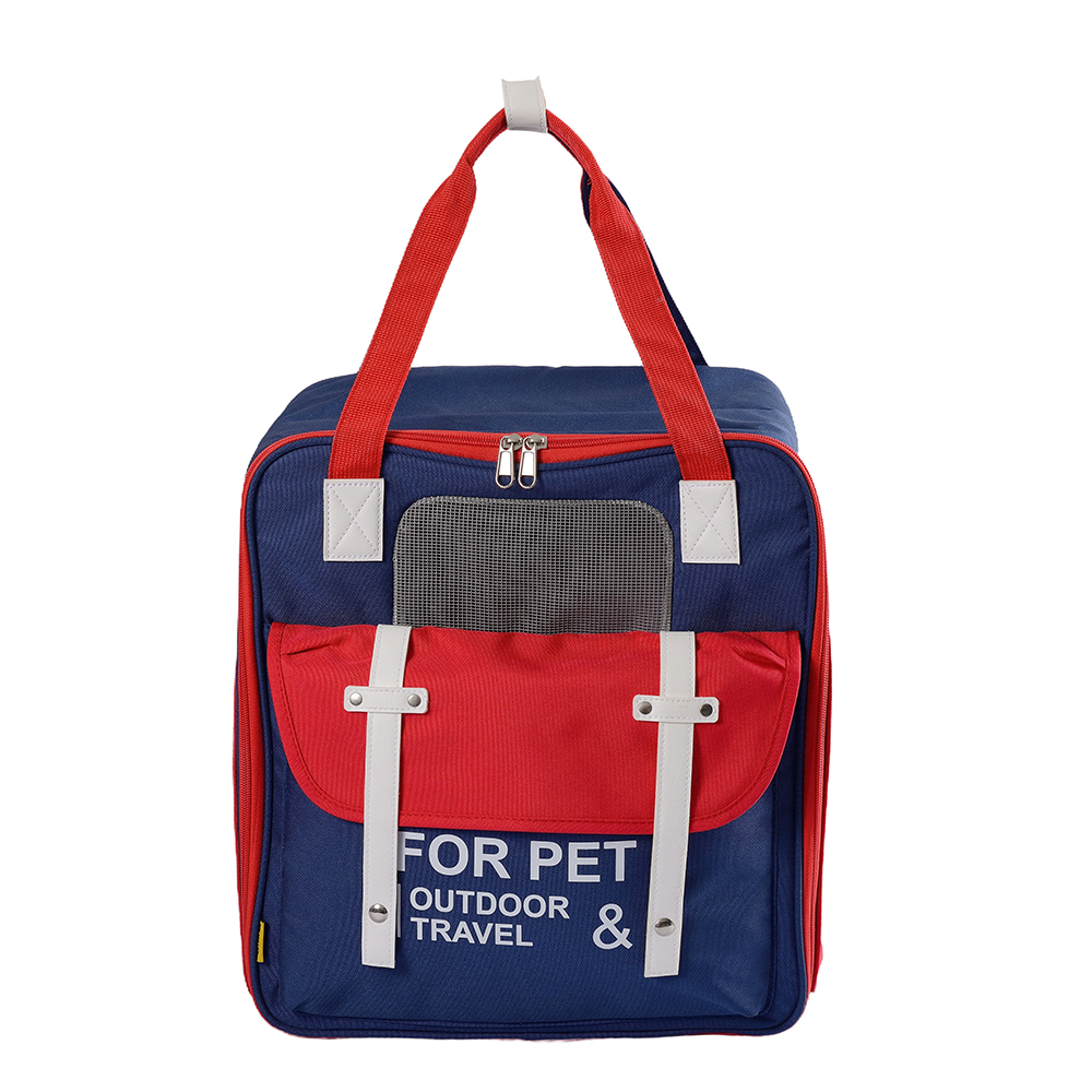 Wholesaler custom oxford pet carrier backpack with strong support fitness for small cats & dogs