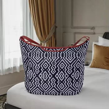 Lightweight tote bag commuting single shoulder bag silk screen printing  printing 