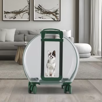 PC Trolley Pet Carrier Luggage Transparent High Quality Outdoor Bag