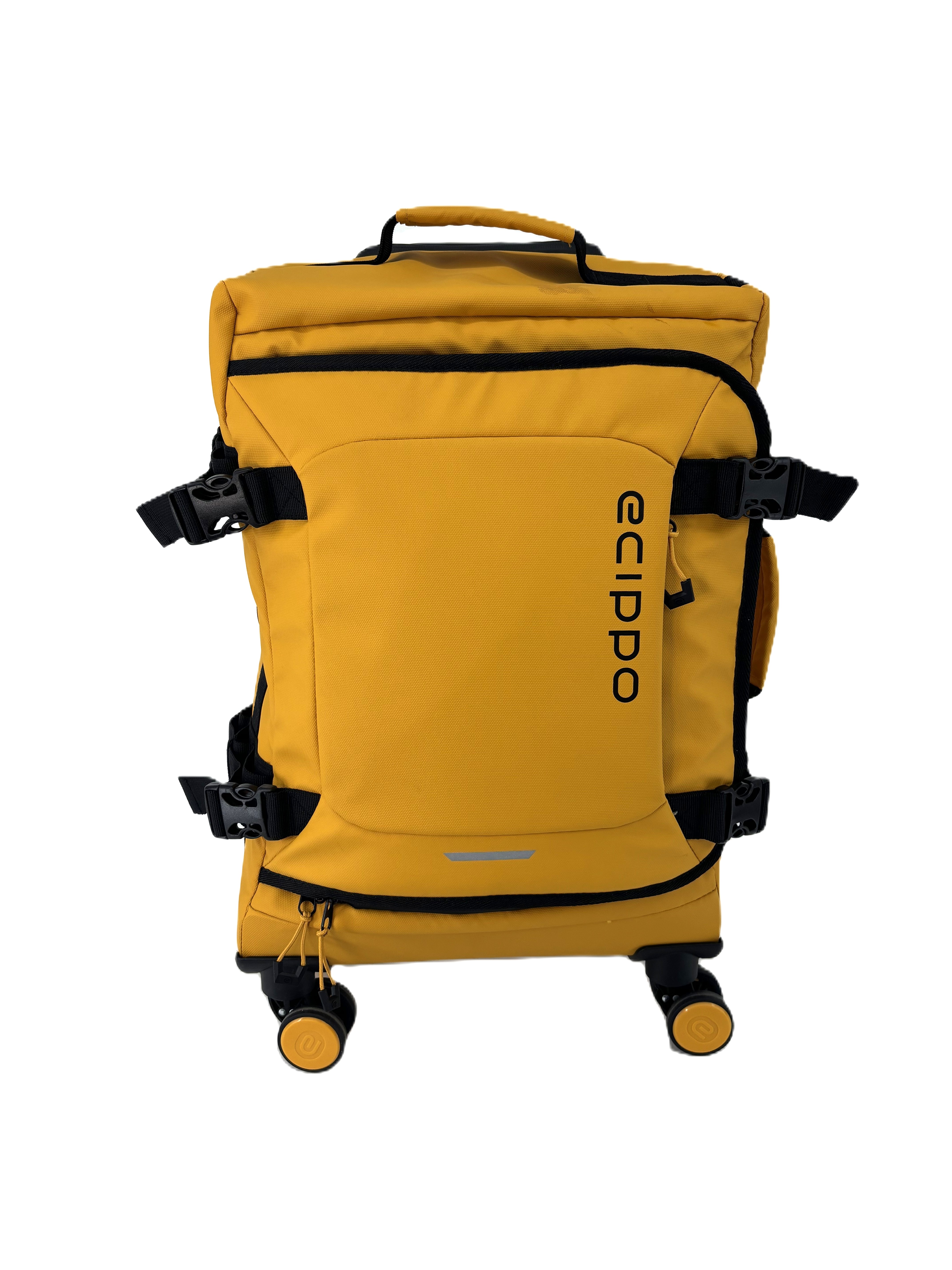 Traveller travelling oxford trolley luggage suitcase soft shell boarding case 